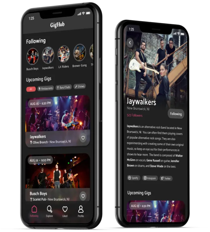 The GigHub app