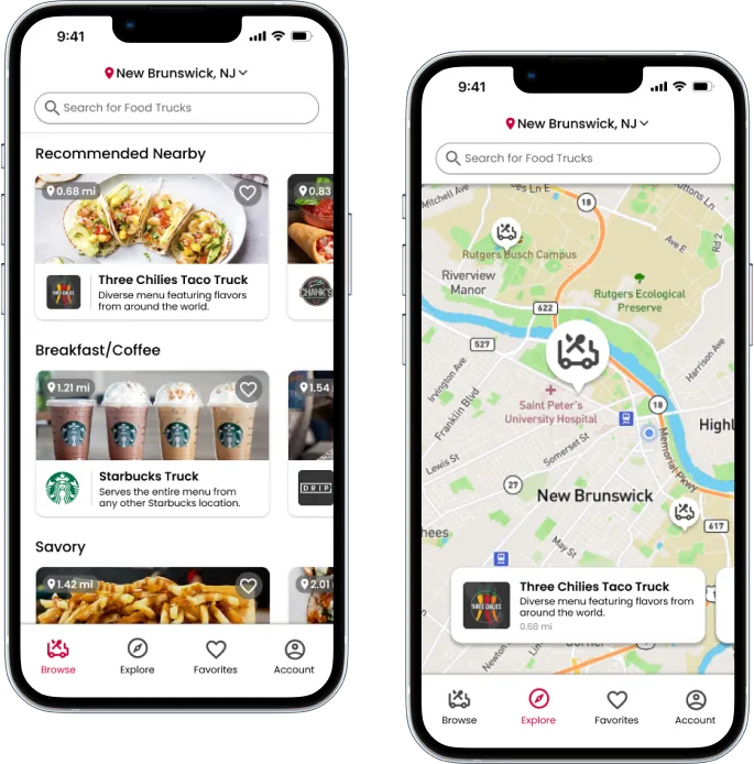 The StreetEats app