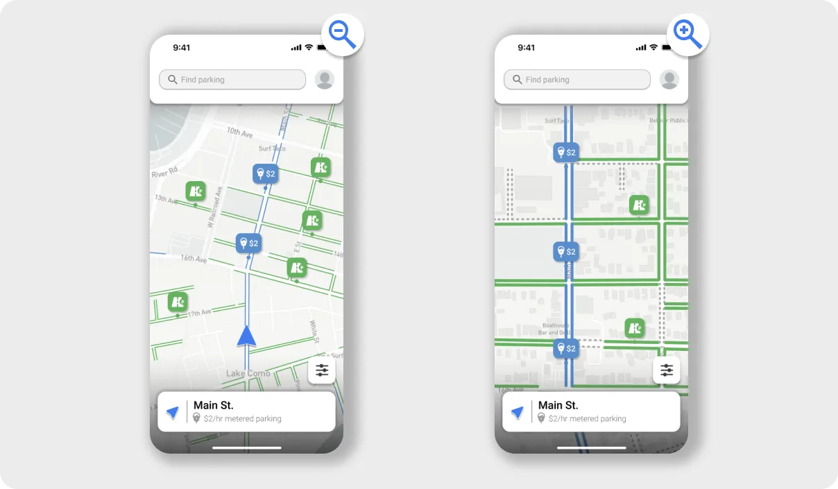 Explore all parking nearby