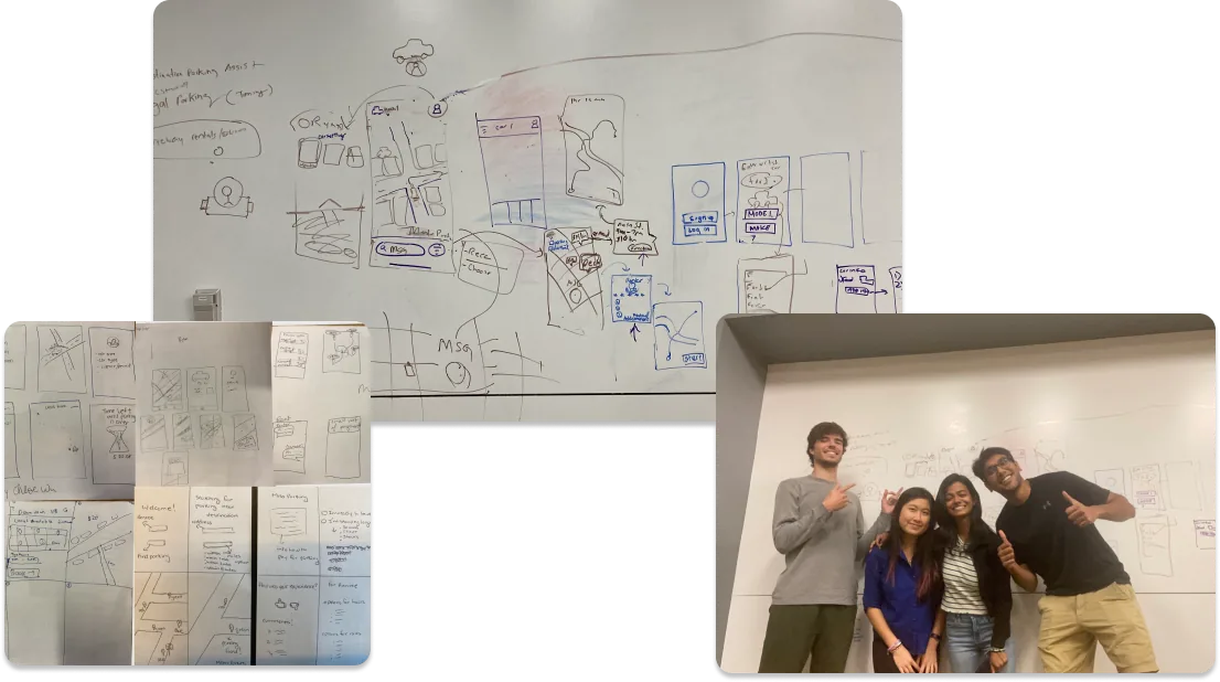 The team and our sketches